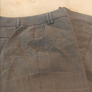 Beautiful gray plaid dress slacks